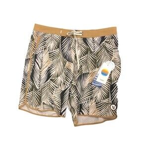 Vuori Men’s Cruise Board Shorts Color Wheat Fonds Size 34 New w/tag $74